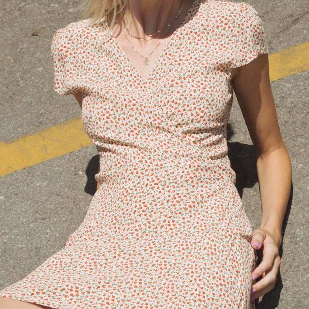 Brandy Melville Floral Robbie Dress